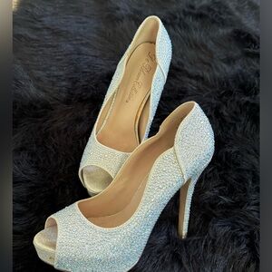 Sparkly Cute Platform Heels